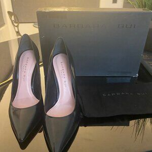 ALMOST NWOT Barbara Bui Black Leather Pumps - Gorgeous - Size 36/6